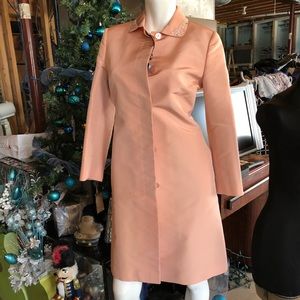 Blumarine silk couture coat